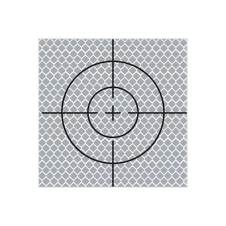 Sitepro RT90MM Reflective Retro Target, 90mm x 90mm (10-PACK) 03-RT90MM